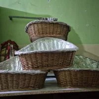 سبد حصیری آجیلی|صنایع دستی و سایر لوازم تزئینی|برازجان, |دیوار