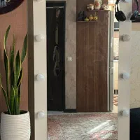 آینه هالیوودی قدی لامپ دار تمام ام دی اف