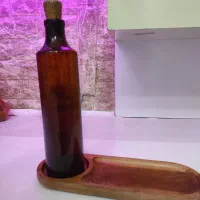 بطری شیشه قهوه ای