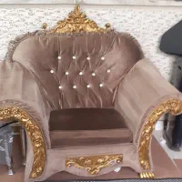 مبل سلطنتی چوب گردو درحد نو|مبلمان خانگی و میز عسلی|تهران, شهرک گلها|دیوار