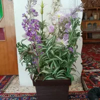 گلدان بزرگ گل مصنوعی