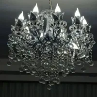 لوستر ۱۰ شعله آرامیس تمام کریستال