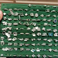 انگشتر نقره ای برند ژوپینگ/استیل