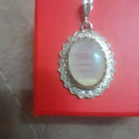 پلاک نقره سنگ مزارامام حسین (ص)|زیورآلات و اکسسوری|اسلامشهر, شهرک مفیدی|دیوار