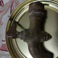 دوعدد شیر برنجی قدیمی مهردار