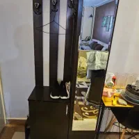 رخت آویز و جاکفشی آینه قدی