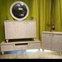 لارک اینه کنسول ومیز جا کفشی ست. آینه کنسو ل