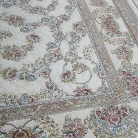 ۲ عدد فرش ۱۲ متری گل برجسته تمام نخ اکرولیک درجه ۱