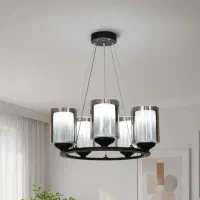 لوستر مدرن اویز حبابی آریا - پذیرایی اتاق اشپزخانه