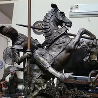 جدال گلادیاتورها هونگ ۸۰کیلو مجسمه برنزی|مجسمه، تندیس، ماکت|تهران, اکباتان|دیوار