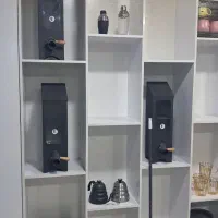 قفسه فروش محصول ام دی اف سفید|کتابخانه، شلف، قفسههای دیواری|شیراز, پشم شیشه|دیوار