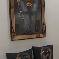 تابلو زن سیاه پوست