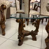 ست مبلمان و میز نهار خوری و عسلی پارچه وارداتی نو|مبلمان خانگی و میز عسلی|کرج, کوی ایثار|دیوار