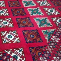فرش ترکمنی لاکی نو مدرن