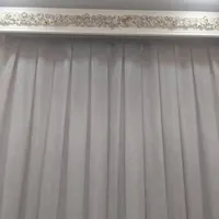 پرده پذیرایی همراه با زیرپرده وکتیبه اماده نصب|پرده، رانر، رومیزی|رشت, پارک شهر|دیوار