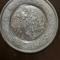 بشقاب قلم کاری آنتیک قدیمی