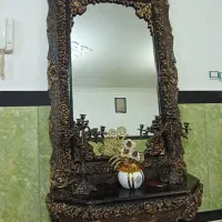 آینه شمعدان کاملا سالم