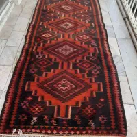 گلیم آنتیک دستباف کردی ، پشم ۳/۲۰ × ۱/۲۴