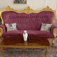 مبل استیل+میز عسلی