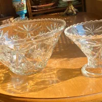 پانچ کریستال آمریکایی ستاره anchor Hocking قدیمی|کلکسیون اشیاء عتیقه|تهران, اکباتان|دیوار