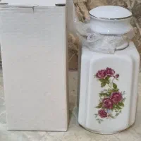 چایدان گل سرخی قدیمی،عتیقه