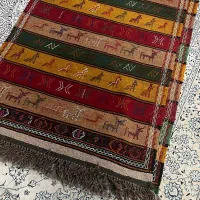 گلیم بی واسطه|گلیم، جاجیم، گبه|اصفهان, آزادگان|دیوار