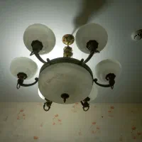 لوستر ۶ شعله و ۸ شعله سالم|لوستر و چراغ آویز|همدان, |دیوار