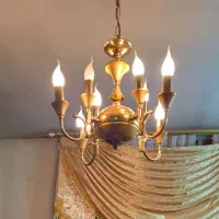 لوستر ۴شاخه خیلی تمیز