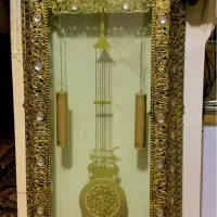 ساعت ایستاده طرح برنز رنگ ثابت
