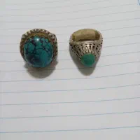 سلام دوتاانگشتر فیروزه عالی ونیشابوری|جواهرات|تیمور آباد, |دیوار