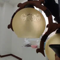 لوستر چوبی|لوستر و چراغ آویز|پردیس, فاز ۴|دیوار