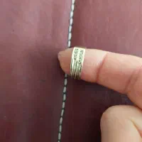 حلقه جواهر طلای سفید و زرد|جواهرات|قزوین, |دیوار