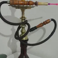 یک عدد قلیان برنجی اصل در شوط