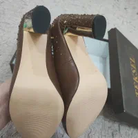 کفش پاشنه فلزی نگین دار آک سایز۴۰|کیف، کفش، کمربند|مشهد, آبکوه|دیوار