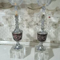 شمعدان بلوری دکوری