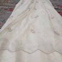 پرده کتون و گیپور تمیز ۱۸ متر و پرده ۱۵ متری  نونو|پرده، رانر، رومیزی|گناباد, |دیوار