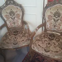 مبل سلطنتی چوبی ۷نفری|مبلمان خانگی و میز عسلی|اردبیل, |دیوار