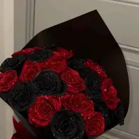 دسته گل رز روبانی|گل مصنوعی|شوش, |دیوار