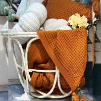 سبد شال مبل حصیری