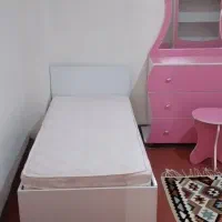 سرویس خواب دخترانه+یک تخت|تخت و سرویس خواب|ایلام, |دیوار