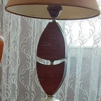 اباژور چوبی رومیزی|چراغ خواب و آباژور|محمدیه-قزوین, |دیوار