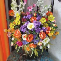 گل و گلدان|گل مصنوعی|اصفهان, بهارستان|دیوار