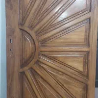 درب چوبی برای ورودی