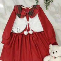 پیراهن دخترانه یلدا .مزون دوز.تازه تولیده شده