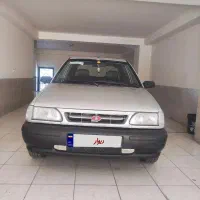 پراید نقره ای مدل 89 فرمان هیدرولیک