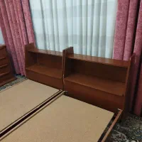 تخت دونفره و دراور و اینه|تخت و سرویس خواب|قوچان, |دیوار