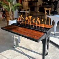 آتشدان فضای باز|کافی‌شاپ و رستوران|بندر انزلی, امامزاده|دیوار