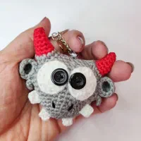 چارم بگ ، جاکلیدی ، آویز مدل شیطونک (کد ۰۲)