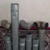 لوله بخاری به همراه زانو