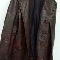 کت چرم قهوه ای|لباس|ورامین, خیر آباد|دیوار